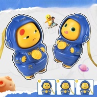 GANTUNGAN Yellow Dino Toy Nailong Face Swap Keychain