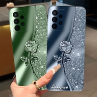 (FA-01) SAM A13 4G - A23 4G Softcase Procamera Silicon Case motif r0se flower blink Silicon - Cassin