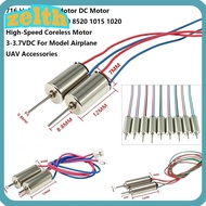 ZELTH DC Motor, 412 612 614 716 720 8520 1015 1020 Metal High-Speed Coreless Motor,  Multistyles 716