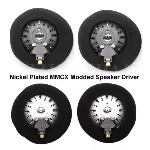 MMCX Modded Speaker Driver Unit DIY Nickel Plated Cover for Koss Porta Pro Portapro PP Headphone Ear
