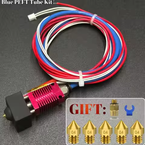 Ender-3/Ender-V2/CR10 Hotend kit MK8 J-Head 0.4mm Nozzle With Heater Thermistor For Ender-3/V2/ CR10