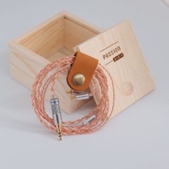 6n occ litz copper cable 4x for ie80s, ie40pro, 2pin 0.78mm, mmcx.