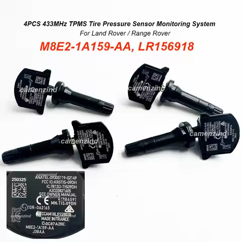 4PCS 433MHz TPMS Tire Pressure Sensor M8E2-1A159-AA M8E21A159AA LR156918 For Range Rover Voque L460/