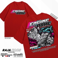 Kaos DOHC Gank Distro DOHC Pasukan DOHC Motor 4 Stroke Satria FU CB150R SONIC SUPRA GTR GSX RajaKaos
