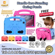 Samsung Tab A8 A 8 inch 2019 T295 Softcase Panda Grip Kids Case Casing Samsung Tab A8 A 8 inch 2019 