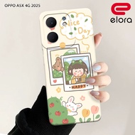 Oppo A5X 4G 2025 Case - Elloraa.id - Oppo A5X 4G Case - Cartoon Case Motif - Mobile Phone Protector 