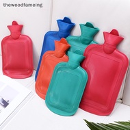 hewoodfameing 500/1000ml Water Injection Rubber Hot Water Bottle Thick Hot Water Bottle Winter Warm Water Bag Hand Feet Warmer Water Bottle EN