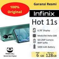 Infinix Hot 11 S NFC 4/64 GB Handphone 4G Murah HP Android 4G Murah