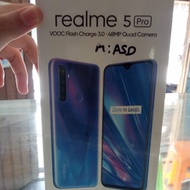 Hp Android Realme 5 pro Ram:4/128 warna: biru kilau