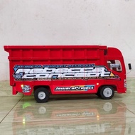 miniatur mobilan truk oleng kayu mainan anak besar panjang 50cm