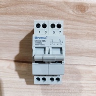MCB 2 phase 40 A 2 pass 40A switch/ 2 pass 40 A MCB/ powell brand