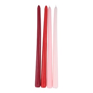 4pcs/set Home Decoration Wedding Candles European Gradient Candle Candy Colored Taper Candles Morand