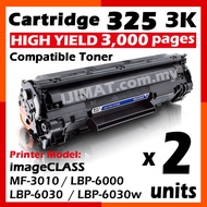 2 Units Compatible Laser Toner Canon 325 / Cart 325 / Cartridge 325 Compatible Toner Cartridge For M