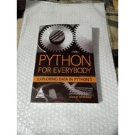 Physical book Python Book for Everybody: Exploring Data in Python 3