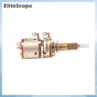 QIUWU 16type Double Shaft Potentiometer With Switch A50K B50K Shaft Length 30mm