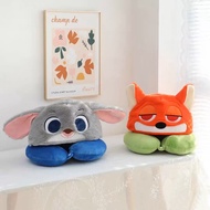Nick Wilde Judy Hopps Neck Pillow Zootopia Wolf Fox Travel RB