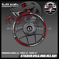 Mio M3 Rim Sticker - Mio M3 Tire Variation Strip Sticker