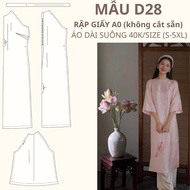 PAPER SHEET A0 Ao Dai D28 (NOT A PAPER)