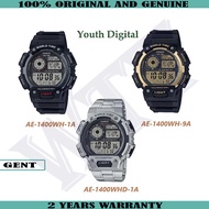 *100% Authentic*Casio Original AE-1400WH Series Youth Digital Men's Watch Jam Tangan Lelaki Casio (2 YEARS WARRANTY)