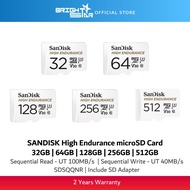 SANDISK High Endurance microSD Card (with Adapter) - 32GB/64GB/128GB/256GB/512GB