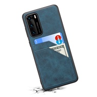 Protective case for Huawei P40 P40 Pro with card slot P40Pro cover