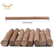 [Redpowderyan.] 120Pcs 6 Inch Craft Sticks Long Wood Sticks Twigs Sticks Wood Logs for Crafts, for D