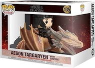 Funko Pop! Rides: House of The Dragon - Aegon Targaryen w/Sunfyre - Vinyl Collectible Figure - Gift 