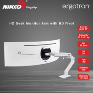 [Local Warranty] Ergotron HX Desk Monitor Arm with HD Pivot White