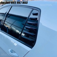 For VW Golf MK6 MK7 MK7.5 MK8 Rear Window Shutter Cover Trim Window Louver Side Vent Trim 6 7 7.5 8 