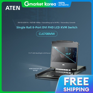 Sandol Cl6708Mw Single Rail 8-Port Dvi Fhd Lcd Kvm Cl6708Mw