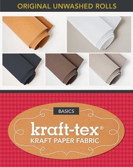 Kraft-tex Kraft Paper Fabric Original Unwashed - 1/4 Yard x 19 Inches