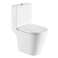 Johnson Suisse Venice One Piece Toilet Bowl Water Closet Set P to S-trap