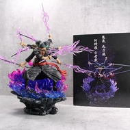 [ Fullbox ] Super beautiful OnePiece Zoro Asura model with 3 heads, 6 arms, 9 swords, 3 haki