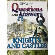 GROLIER QUESTIONS AND ANSWERS KNIGHTS AND CASTLES [RAK 75]