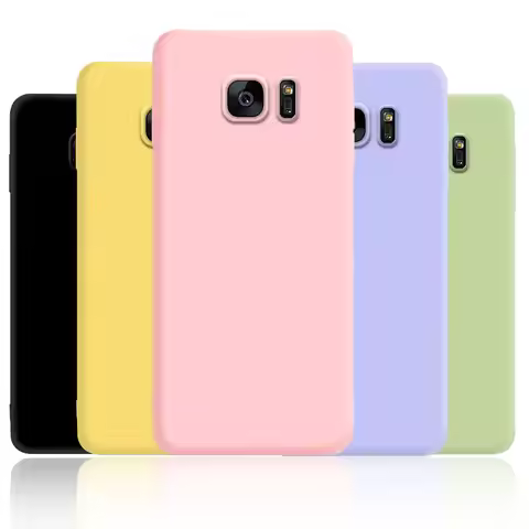 For Samsung S7 Edge Case Matte Silicone Back Cover For Samsung Galaxy S7 Phone Cases For Samsung S7 