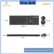 Lecoo CM102 wired office keyboard and mouse set - USB plug and use - 2400 DPI mouse - Keyboard lasts