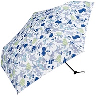 from japanWpc. Umbrella [Air-Light] Bright Fruit Mini Blue Folding Umbrella 55cm Women's Rain or Shi