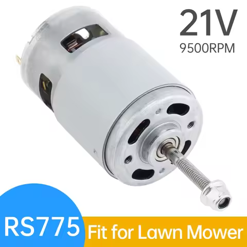 RS775 DC Motor 21V 9500RPM Lawn Mower Motor Assembly Universal Replaces Part for Weed Trimmer / Cord