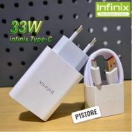 Infinix 33W Fast Charging Charger + Original Type C Data Cable