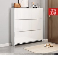 BW88/ Zhiyi Ultra-Thin Shoe Cabinet Tilting Type Shoe Cabinet Narrow Shoe Cabinet Shoe Cabinet Home Doorway Tilting Type