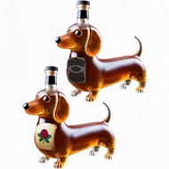 Dachshund Whiskey Bottle| 6.6x 6.5inch Dachshund Statue Whiskey Bottle| Decorative Dog Shape Whiskey