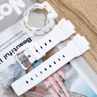 Watch Strap + Case Set For Casio Baby G Women BA-110 111 112 120 130 Girly Shiny Bright Case Rubber 