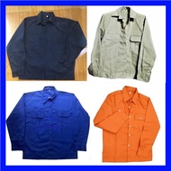 WORK PROTECTIVE SHIRT, MEN'S WORK PROTECTIVE UNIFORM, KAKI FABRIC WORK PROTECTIVE SHIRT TYPE 1