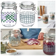 NEW‼️ IKEA KORKEN Glass Jar Canister 1L Food storage Balang Kuih Raya Balang Biskut