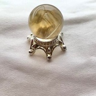 巴西千層金山 金髮晶 水晶球 冰亮 星光 水晶 擺設