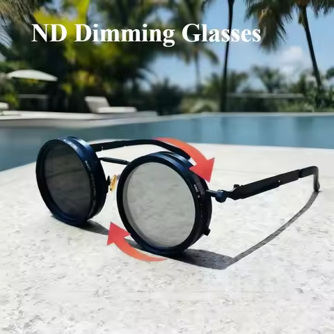 Fashion ND2-400 Adjustable Dimming Glasses ND Filter 9 Level Fishing Sunglasses UV400 Sunglasses Dri