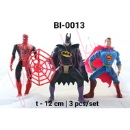 BI-0013 Topper Figurine cake decoration superman batman spiderman