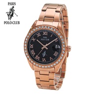 นาฬิกาข้อมือ Paris Polo Club ผู้หญิง หรูหรา รุ่น PPC-230203 สินค้าของแท้ รับประกันศูนย์ 1 ปี