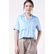 KEMEJA Ninety Degrees Shirt Debora Light BlueWanita 22626D9LL