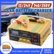 【MONQIQI】Charger Aki 12 Volt 100 Amper / Casan Aki 12 Volt 24 Volt Accu Mobil Motor 12V/24V 10A/7A /